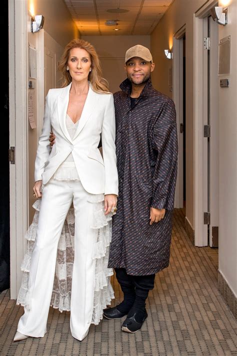 celine dion performance white clothes|law roach and celine dion.